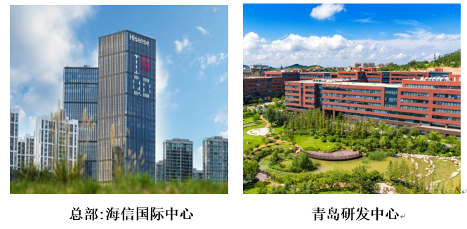 <p>总部:海信国际中心青岛研发中心 </p>  <table> <tr><td rowspan="2">ense世用T</td> <td></td> </tr> <tr><td>菲o实不</td> </tr> </table>